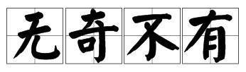 “无奇不有”是什么意思？