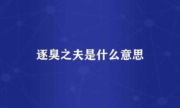 逐臭之夫是什么意思