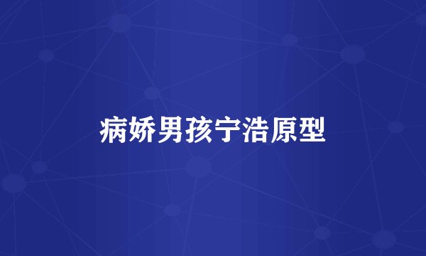 病娇男孩宁浩原型