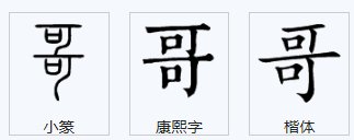 哥笔顺怎么写?