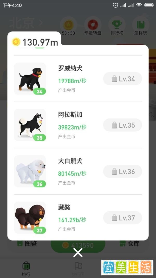 旅行世界是真的吗?9天38级距离分红犬一步之遥