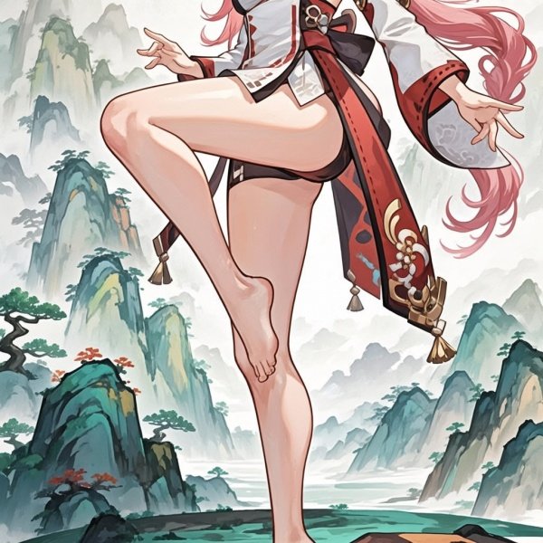 八重神子腿法ちゃんこつやまの腿法