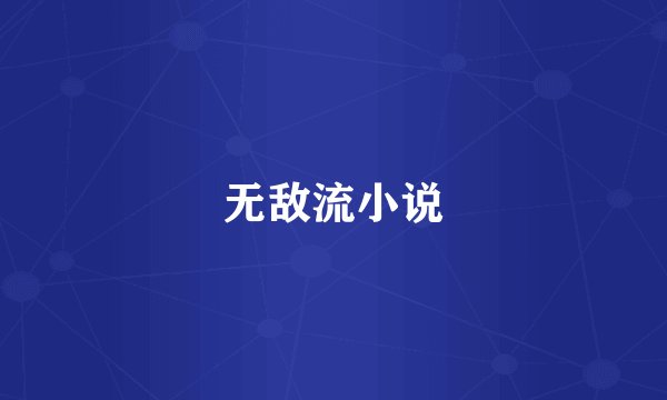 无敌流小说