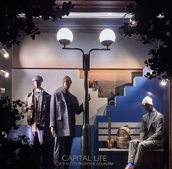 陈列橱窗：50张最具创意的男装橱窗，每一张都帅瞎了眼！