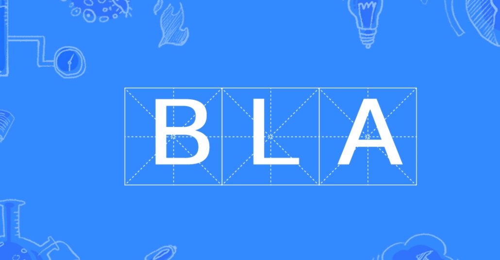 bla bla bla是什么意思？