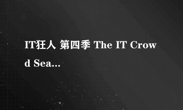 IT狂人 第四季 The IT Crowd Season 4 (2010)全集未删减高清版免费下载