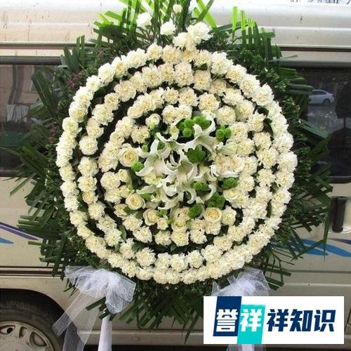 丧礼常用花材、花圈及花篮