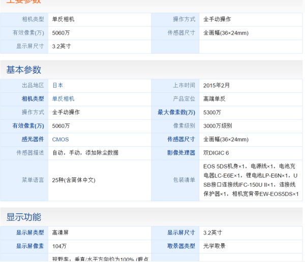 佳能eos 5ds 5dsr有什么区别