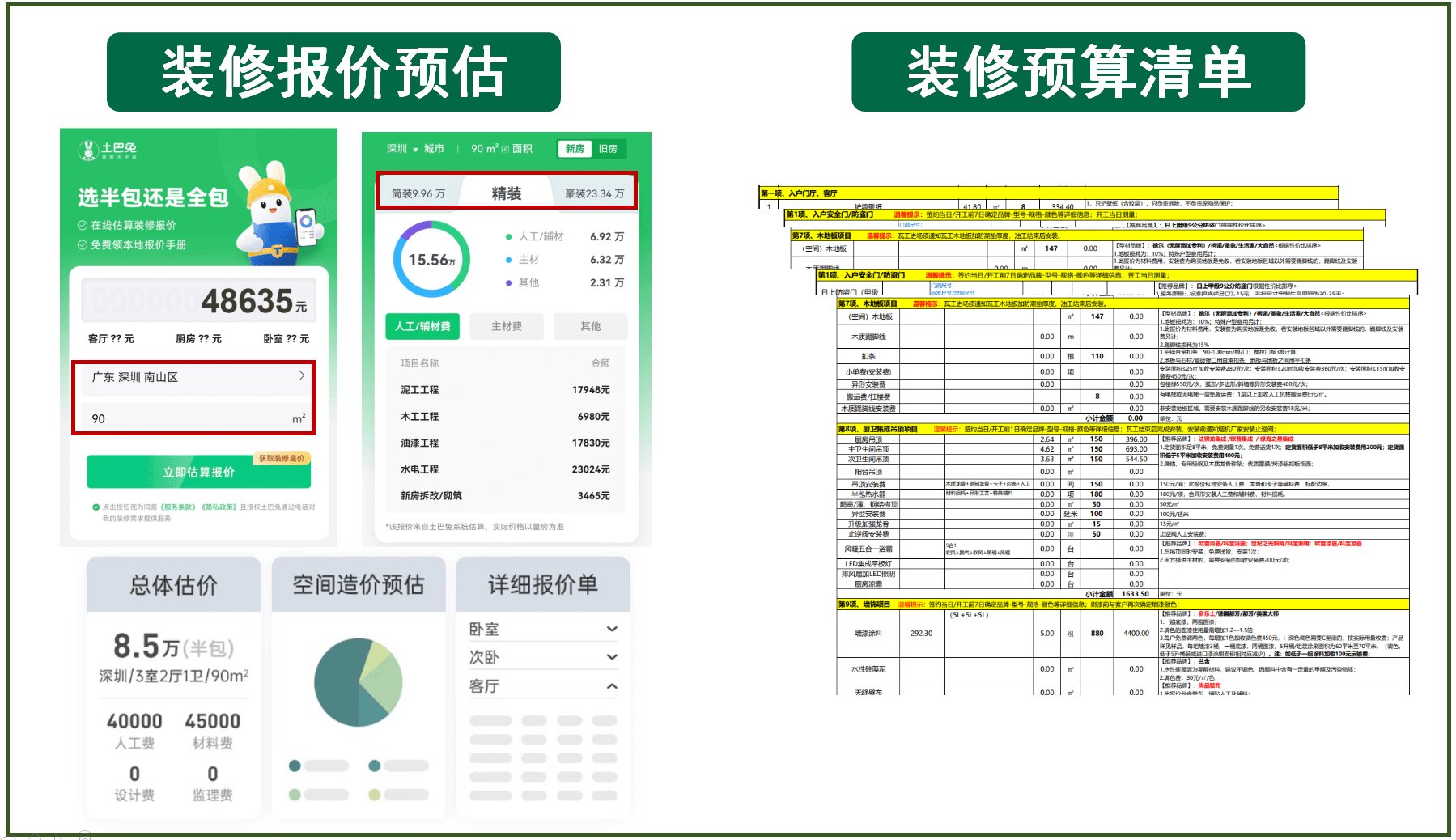 简单装修一下90平的小房子，大约需要多少钱