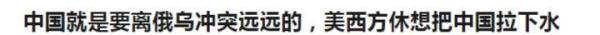 俄乌战争的解读，还是胡锡进最中肯