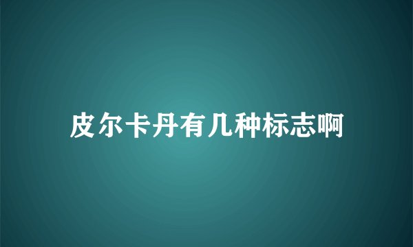 皮尔卡丹有几种标志啊