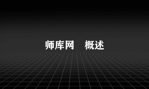 师库网概述