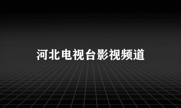 河北电视台影视频道