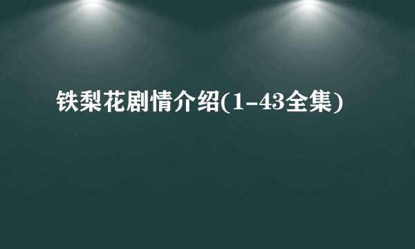 铁梨花剧情介绍(1-43全集)