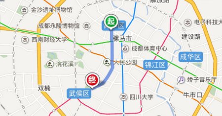 从成都九龙宾馆到锦里怎么走