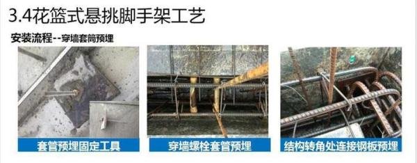 新型花篮式悬挑脚手架