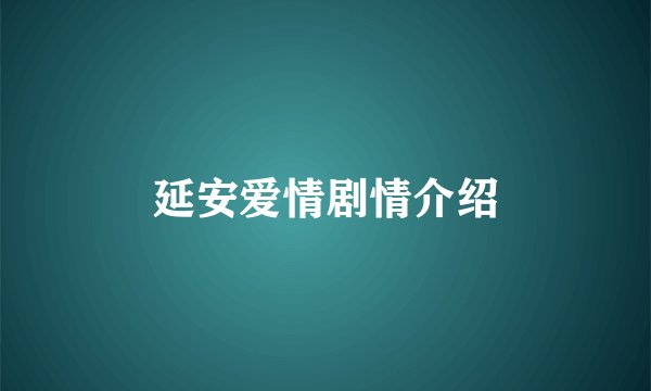 延安爱情剧情介绍