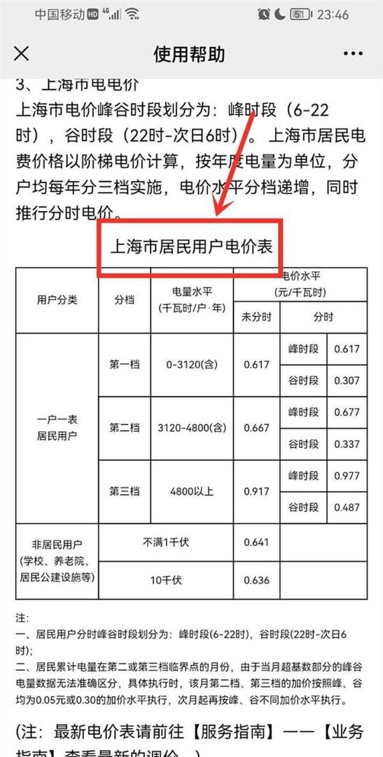 上海市电费调整2022分时段计算方法