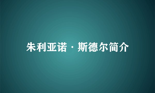 朱利亚诺·斯德尔简介