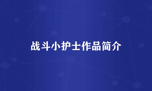 战斗小护士作品简介