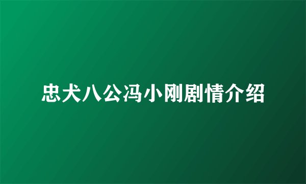 忠犬八公冯小刚剧情介绍