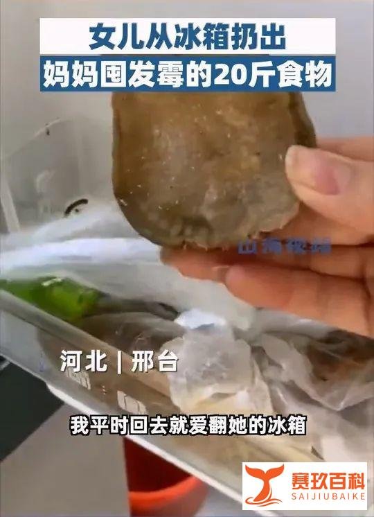 女儿扔掉20斤发霉食物后,彻底激怒父母,网友:全国老人统一行为