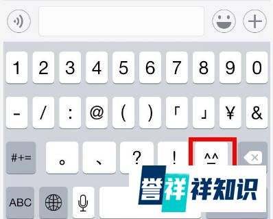 如何用iOS自带输入法打出颜文字？