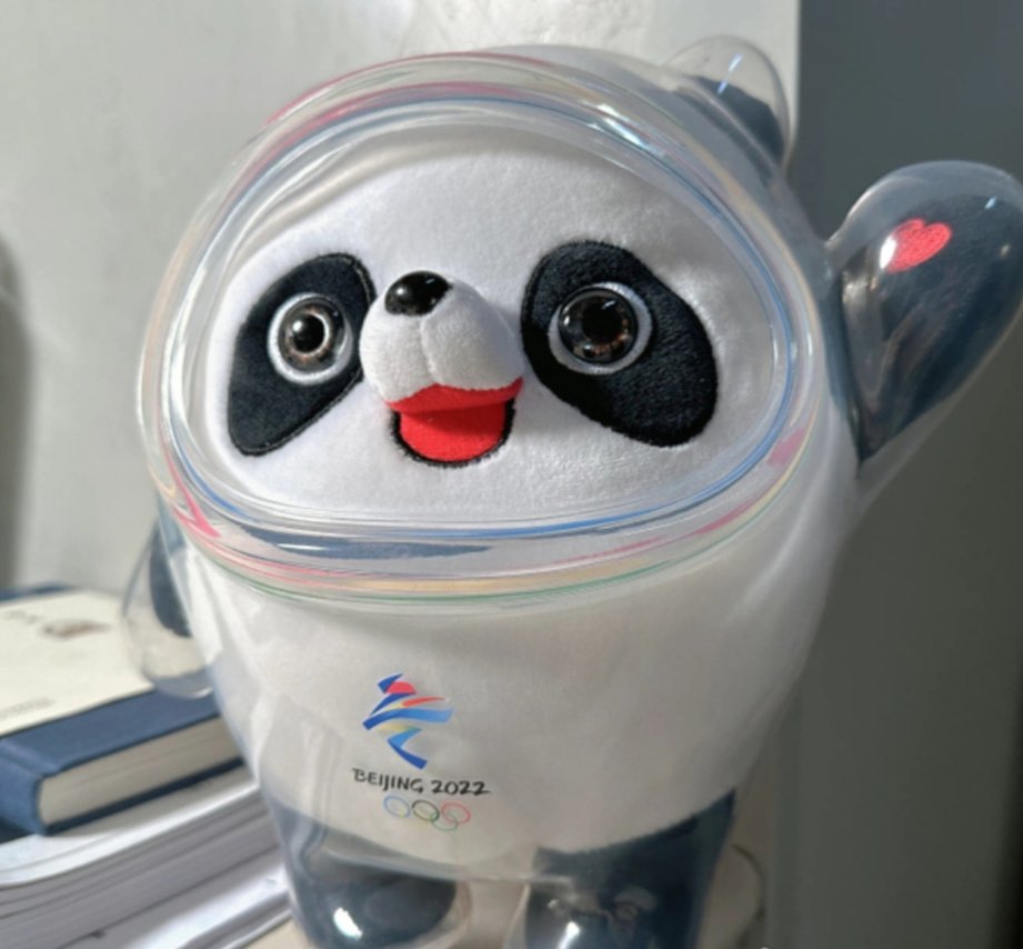 张真源发冰墩墩合照开心炫耀，进入中戏的他是否能转型为演员？