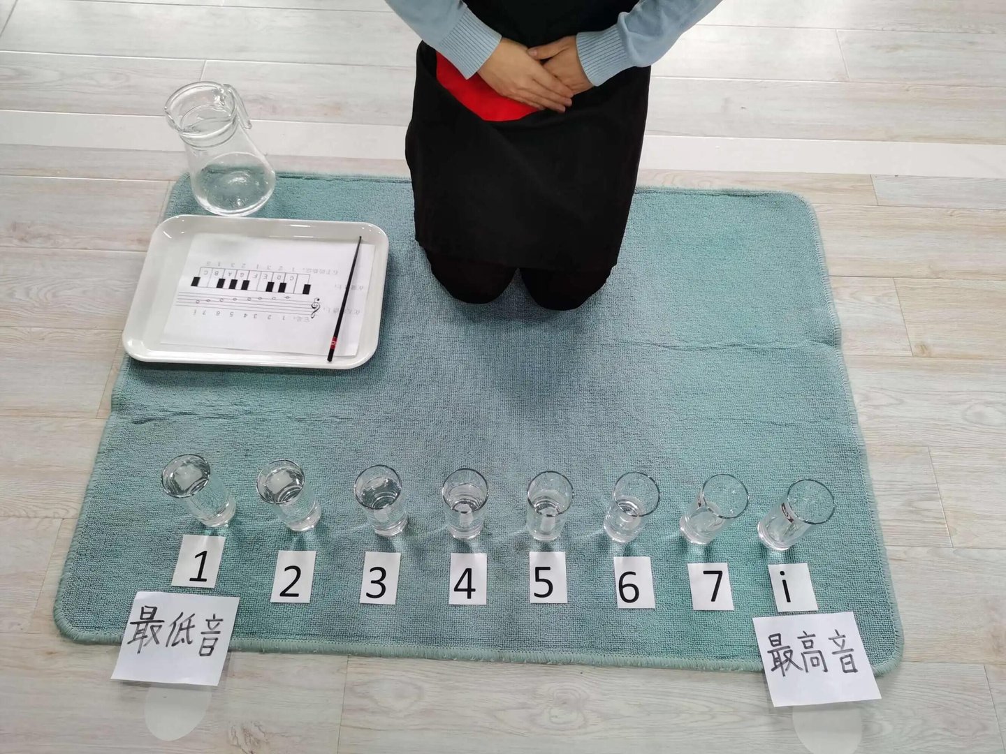 水杯自制七个音阶