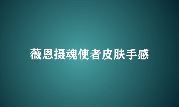 薇恩摄魂使者皮肤手感