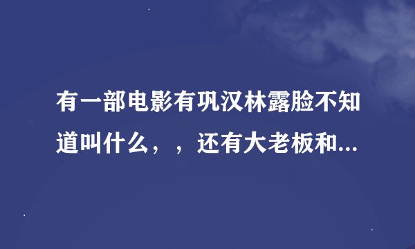 有一部电影有巩汉林露脸不知道叫什么,,还有大老板和替身,,我就看了一小段