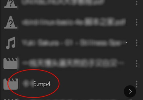 手机怎么播放mp4格式的视频？