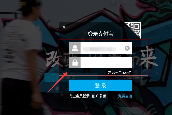 手机注册支付宝登录密码是什么