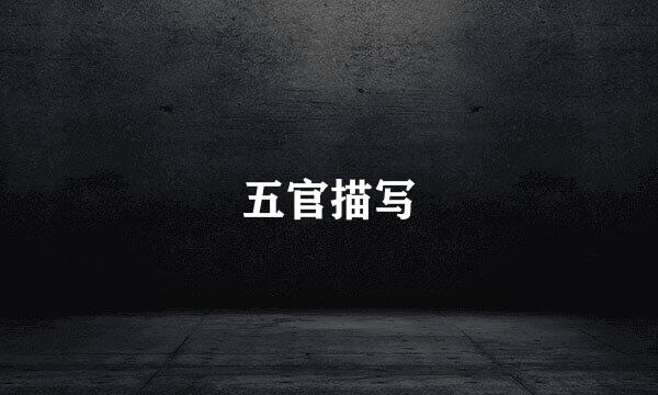 五官描写