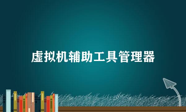 虚拟机辅助工具管理器