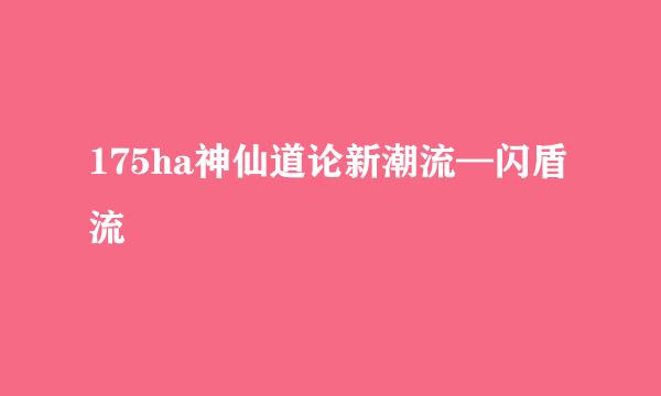 175ha神仙道论新潮流—闪盾流