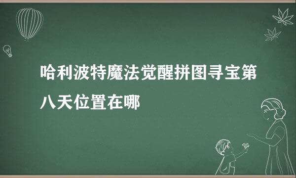 哈利波特魔法觉醒拼图寻宝第八天位置在哪