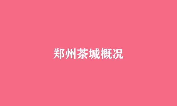 郑州茶城概况