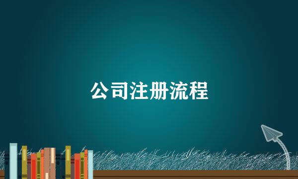公司注册流程