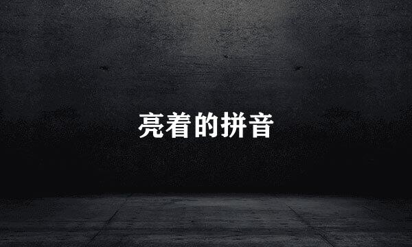 亮着的拼音