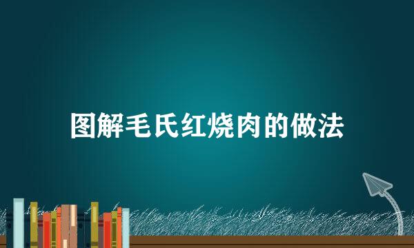 图解毛氏红烧肉的做法