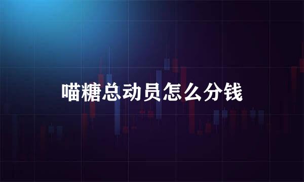 喵糖总动员怎么分钱