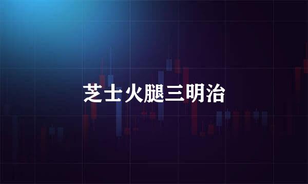 芝士火腿三明治