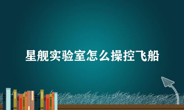 星舰实验室怎么操控飞船