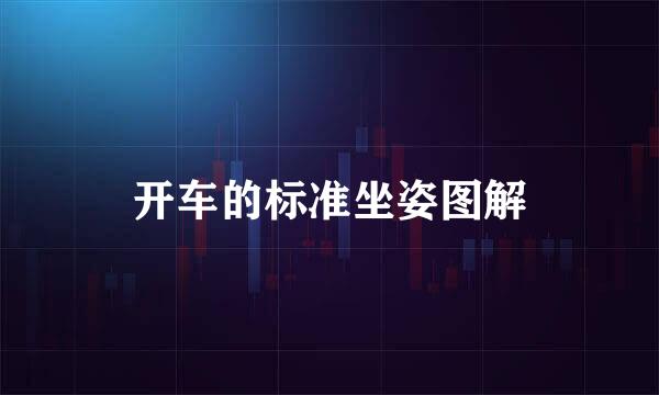 开车的标准坐姿图解