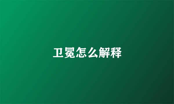 卫冕怎么解释