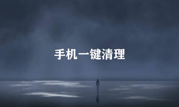 手机一键清理