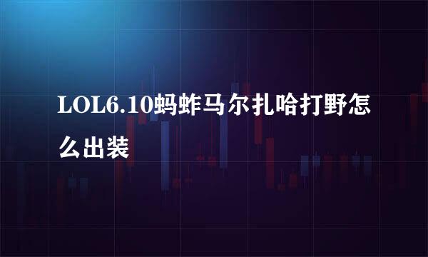 LOL6.10蚂蚱马尔扎哈打野怎么出装