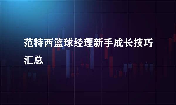 范特西篮球经理新手成长技巧汇总
