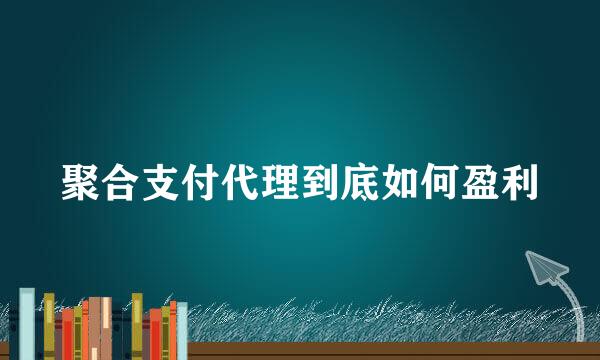 聚合支付代理到底如何盈利